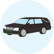 寝台車(出棺)